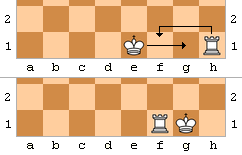Chess move castling